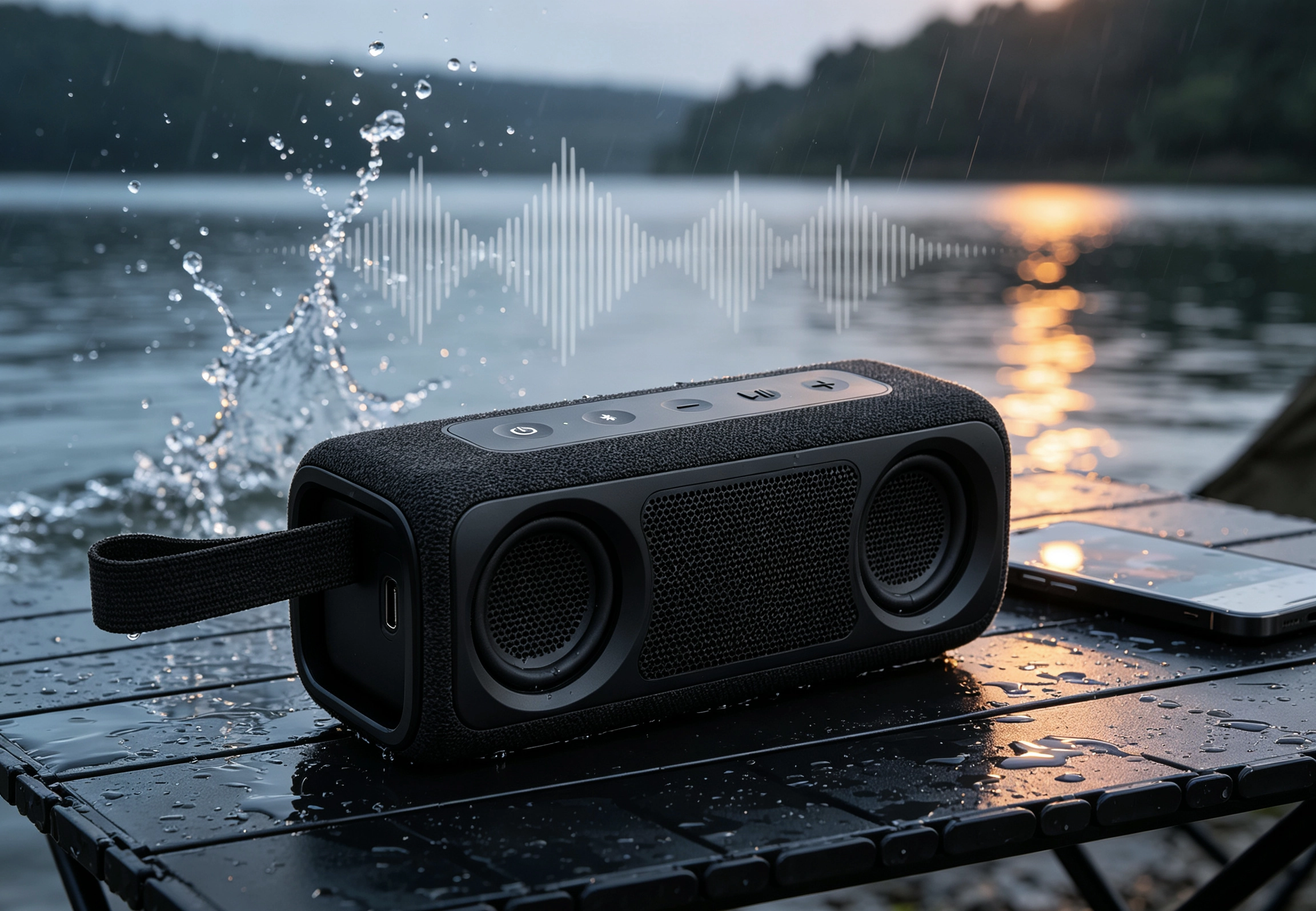 BETRUE durable waterproof outdoor Bluetooth speaker with high-power sound system, updated CE compliant audio OEM manufacturer
