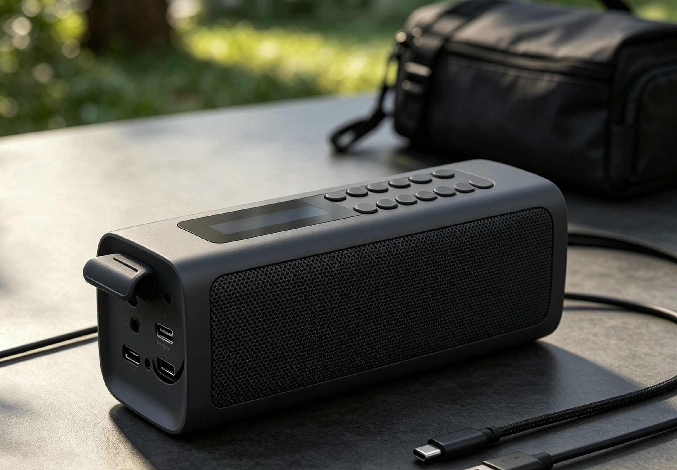 BETRUE portable DAB+ FM Bluetooth radio speaker modern indoor lifestyle scene, BSCI audited audio speaker factory