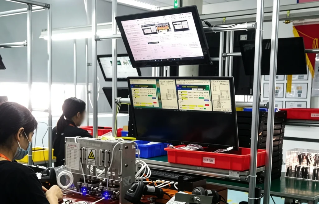 BETRUE real-time QC inspection workstation, updated CE compliant audio OEM manufacturer