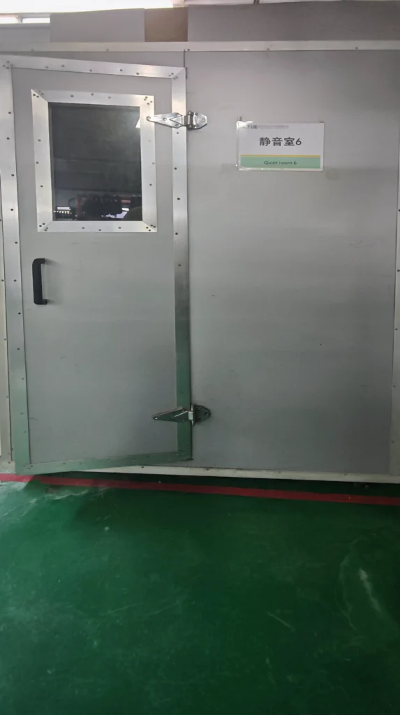 Professional acoustic testing laboratory chamber for BETRUE audio device inspection and validation, updated CE compliant audio OEM manufacturer